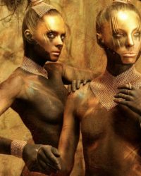 gold-body-painting